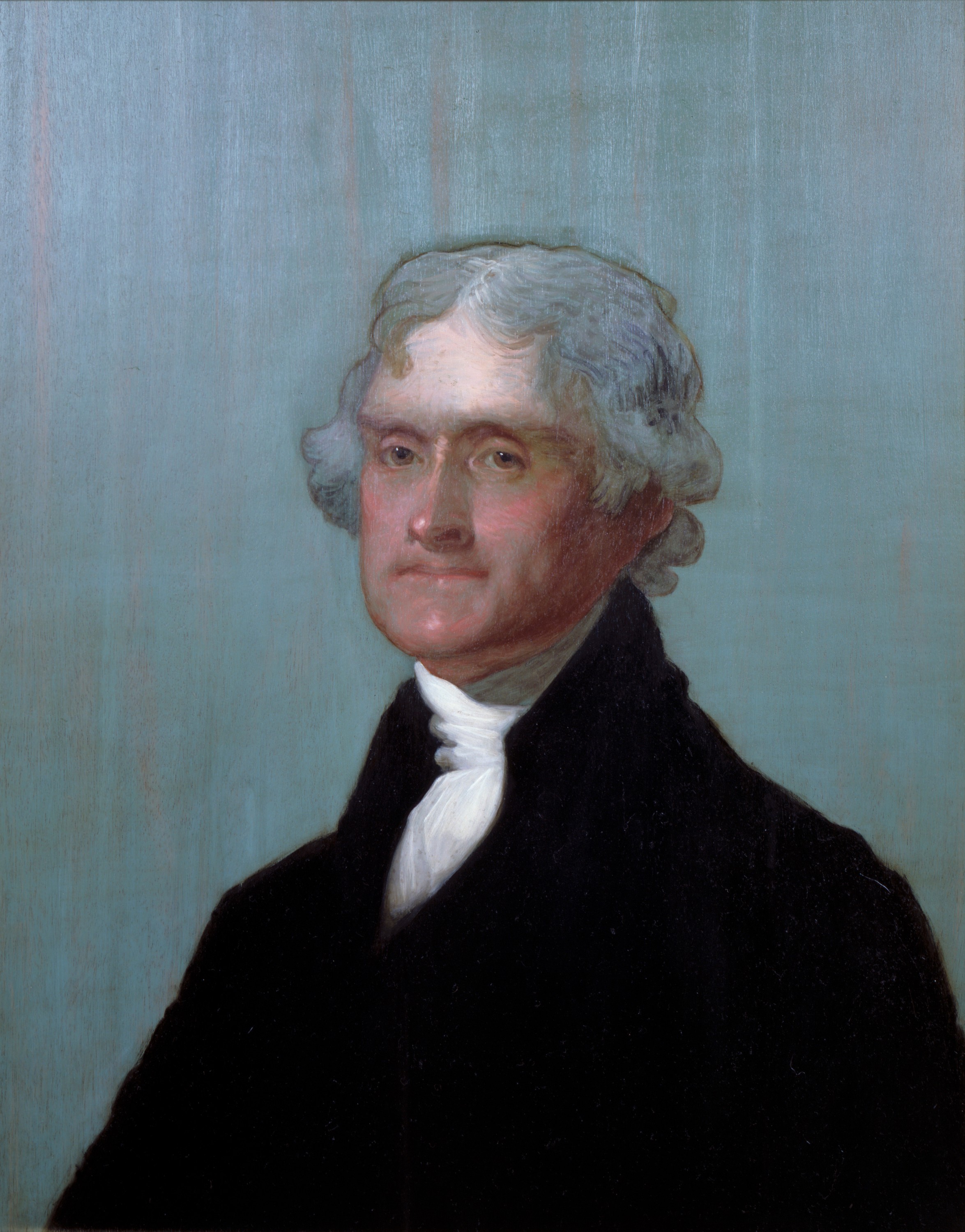 1805 Edgehill Portrait of Thomas Jefferson by Gilbert Stuart