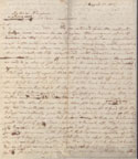 Cornelia J. Randolph's letter to Virginia J. Randolph (Trist), 17 August 1817 (click to enlarge)