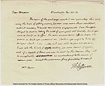 Thomas Jefferson's letter to Mary Lewis, 25 December 1813 (click to enlarge)