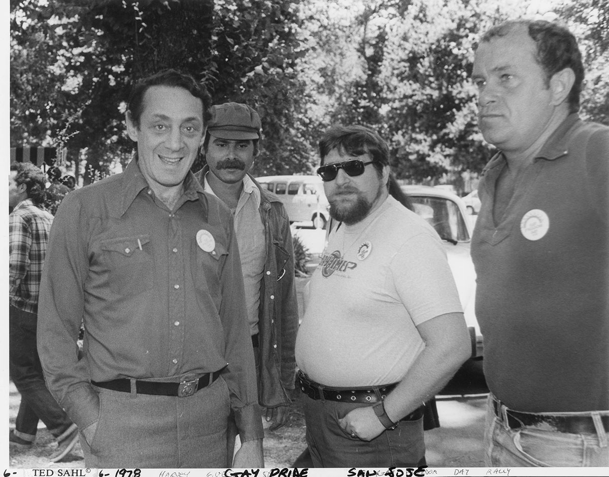 Harvey Milk, Gay Pride Rally, San Jose, 1978