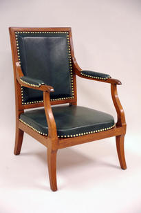 Mahogany Armchair, possibly made in the Monticello Joinery