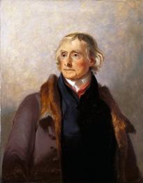 Thomas Jefferson in 1821 (1856 copy). Thomas Sully. Thomas Jefferson Fndtn.