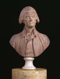 Bust of Jefferson by Jean-Antoine Houdon