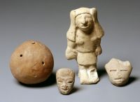 Stone figures from early Native American cultures