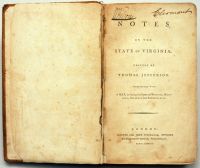 1787 Stockdale edition of Notes on the State of Virginia. Thomas Jefferson Foundation, Inc.