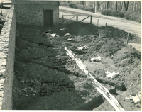 Cross-trenches at the North Dependency in 1938