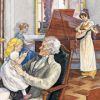 Music in the Parlor, detail from illustration by Gail McIntosh