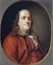 Benjamin Franklin. Thomas Jefferson Foundation, Inc. Photograph by Edward Owen.