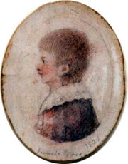 Miniature portrait of Francis Wayles Eppes as a boy
