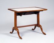Marble-top Trestle Table. Thomas Jefferson Foundation, Inc.