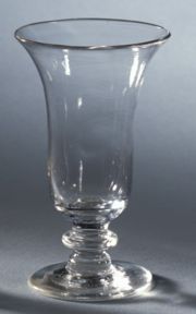 Tall Plain Jelly Glass. Thomas Jefferson Foundation, Inc.