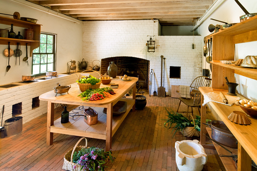 Monticello's restored Kitchen
