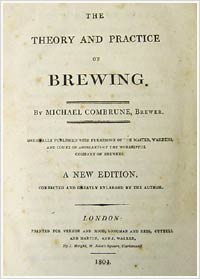 Title page of 1804 edition of Combrune''s Theory and Practice of Brewing