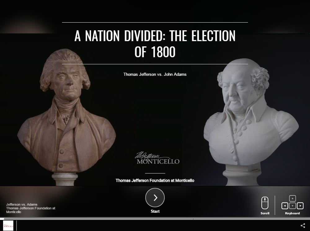 A Nation Divided: The Election of 1800 - An Online Exhibition
