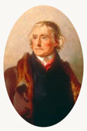 1856 copy of 1821 portrait of Jefferson by Thomas Sully.  Thomas Jefferson Foundation, Inc.