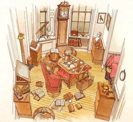 jefferson's cabinet (office) at monticello | thomas jefferson's