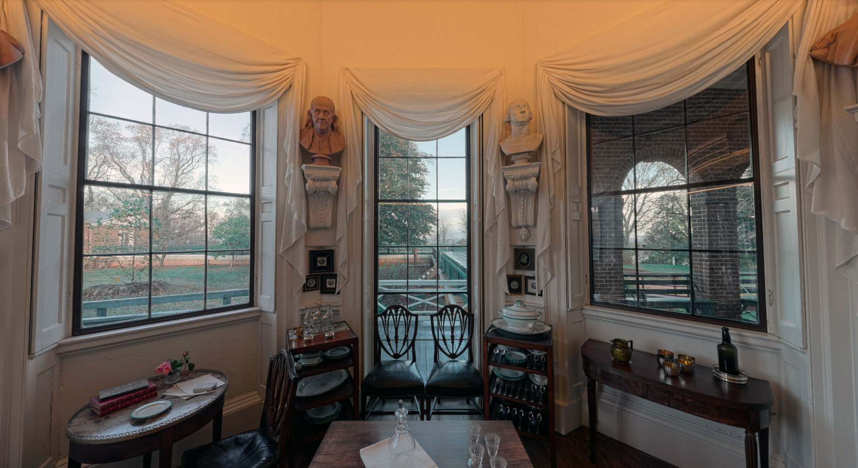Tea Room at Monticello