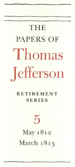 Detail from spine of Volume 5, Retirement Series